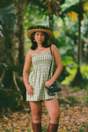 Da Palaka Strapless Dress - Babydoll Style