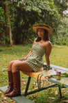 Da Palaka Strapless Dress - Babydoll Style