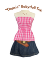 "OOPSIE" Sale Babydoll Top